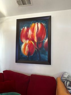 Tulip Art wall