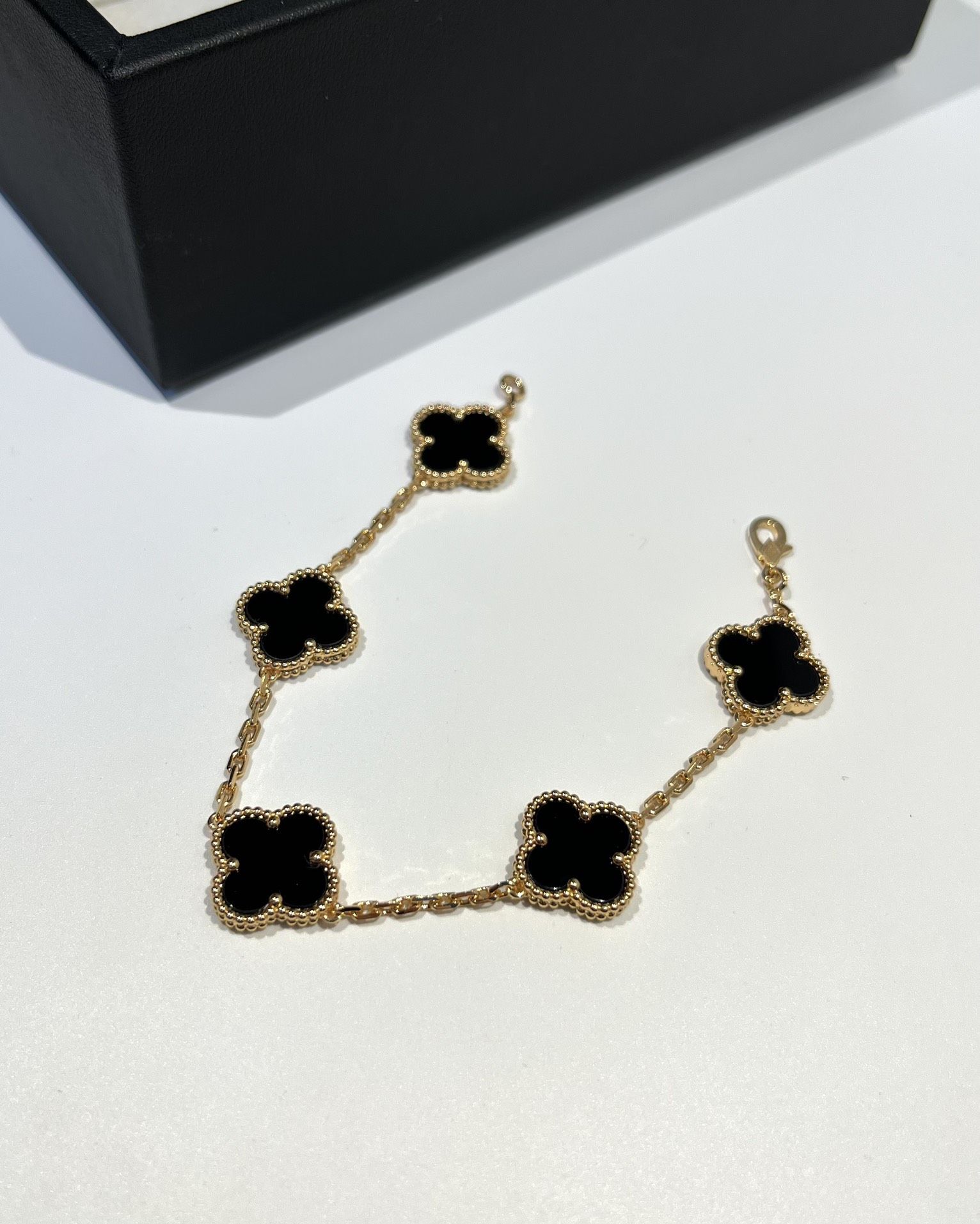 10K Gold Clover Bracelet