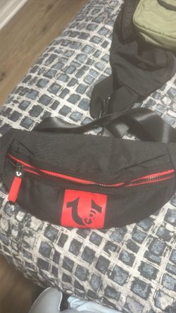 True Religion Black Fanny Pack