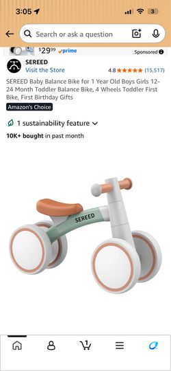SEREED Baby Balance Bike