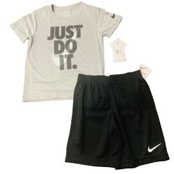 Nike 2 Piece Boys Short Set. Size 7 Youth New