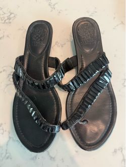 Black Sparkly Vince Camuto Sandals