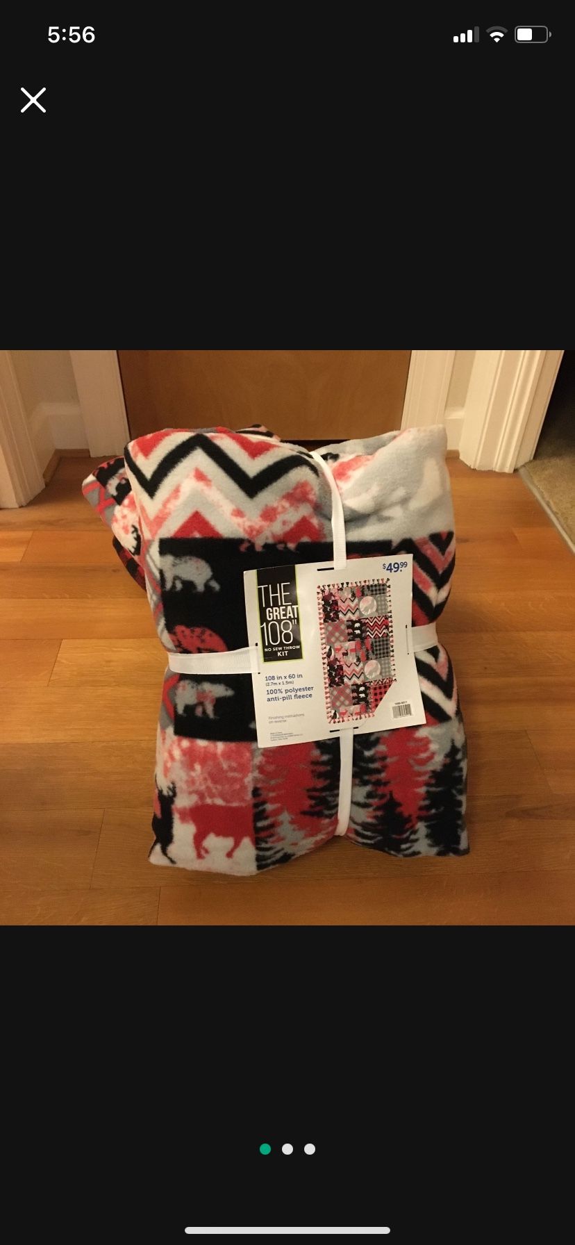 No Sew Throw Blanket Kit