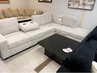 New gray sectional