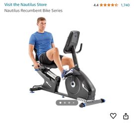 Nautilus Recumbent Bike Series $400