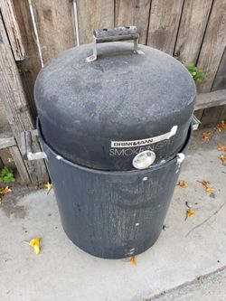 Vertical charcoal smoker grill heavy duty