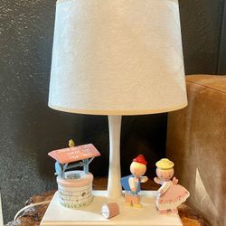 Vintage Jack And Jill Lamp Nursery Kids 