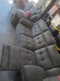 Almost new couches w/ recliners