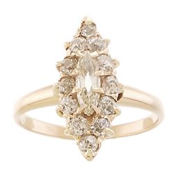 Vintage Diamond Ring-Gold