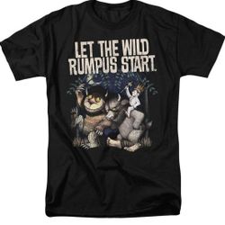 Where the Wild Things Are Wild " Let The Wild Rumpus Start " T-Shirt mens womens