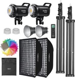 Godox SL60II-D LED Video Light Kit 2Pack Continuous Light Set,