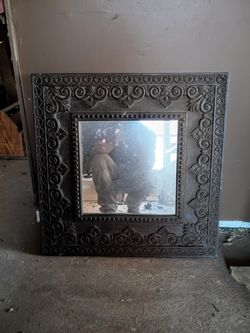 Shabby Chic Mirror,Large Square  Mirror,Ornate Mirror