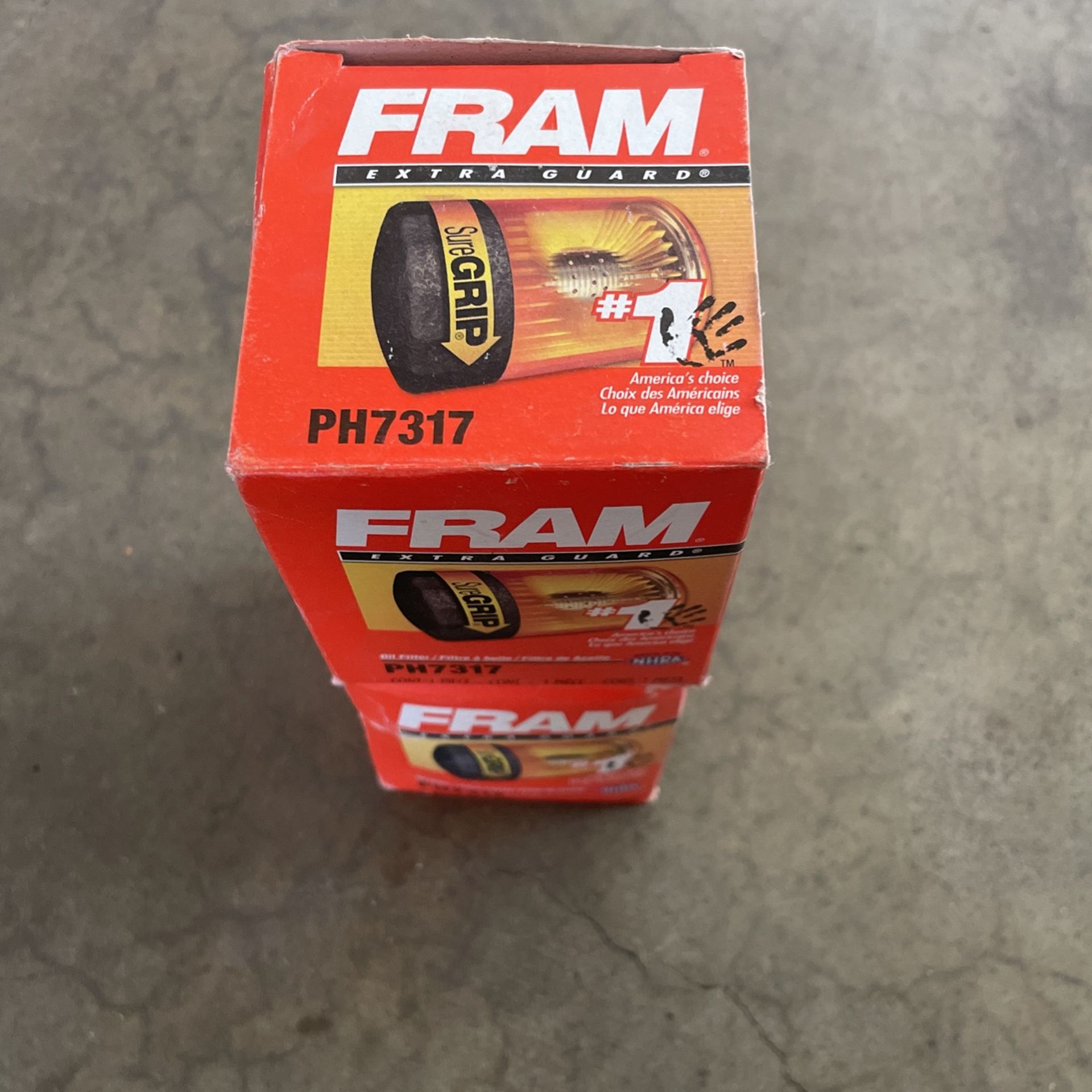 (2) PH7317 Fram Oil Filters