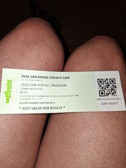 San diego county fair ticket