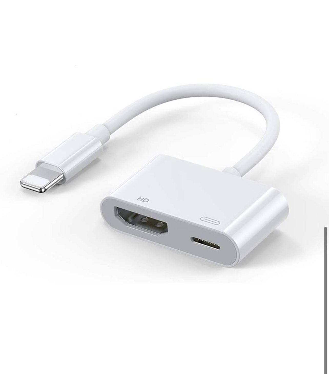 condition: Apple Lightning Digital AV Adapter,1080P Lightning to HDMI Cable Sync Screen Connector Need Charging Power Support iPhone 11 for Sale Pomona, CA - OfferUp