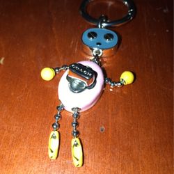 Original Coach Robot Keychain