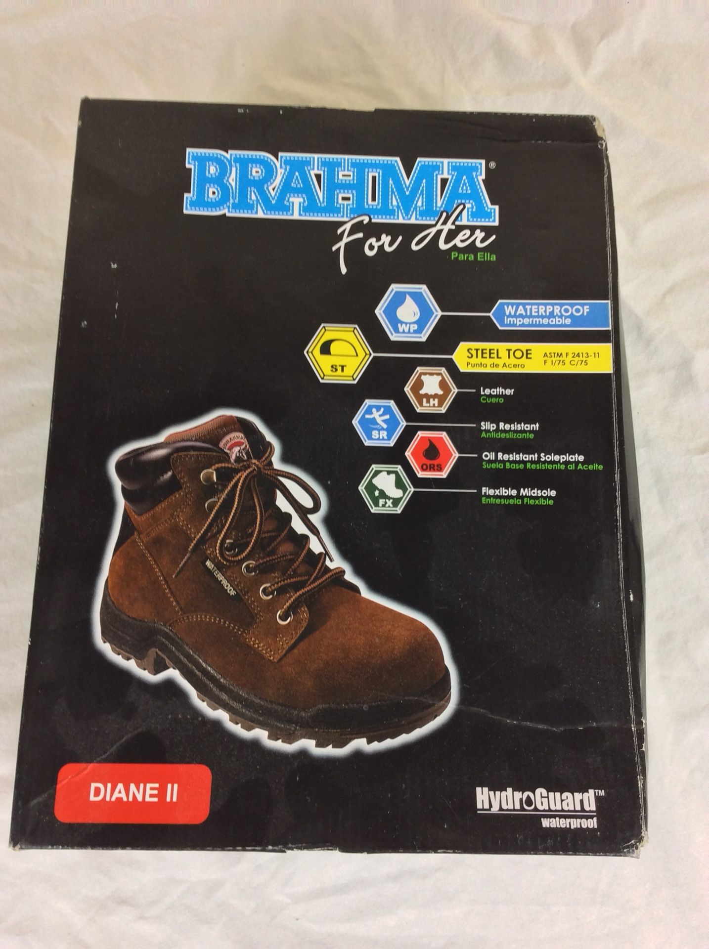 NEW Brahma Women's Diane II Leather Work Boot size 11