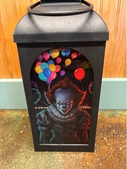 Solar Lantern With 4 Horror Movie Characters UV Printed On Sides
