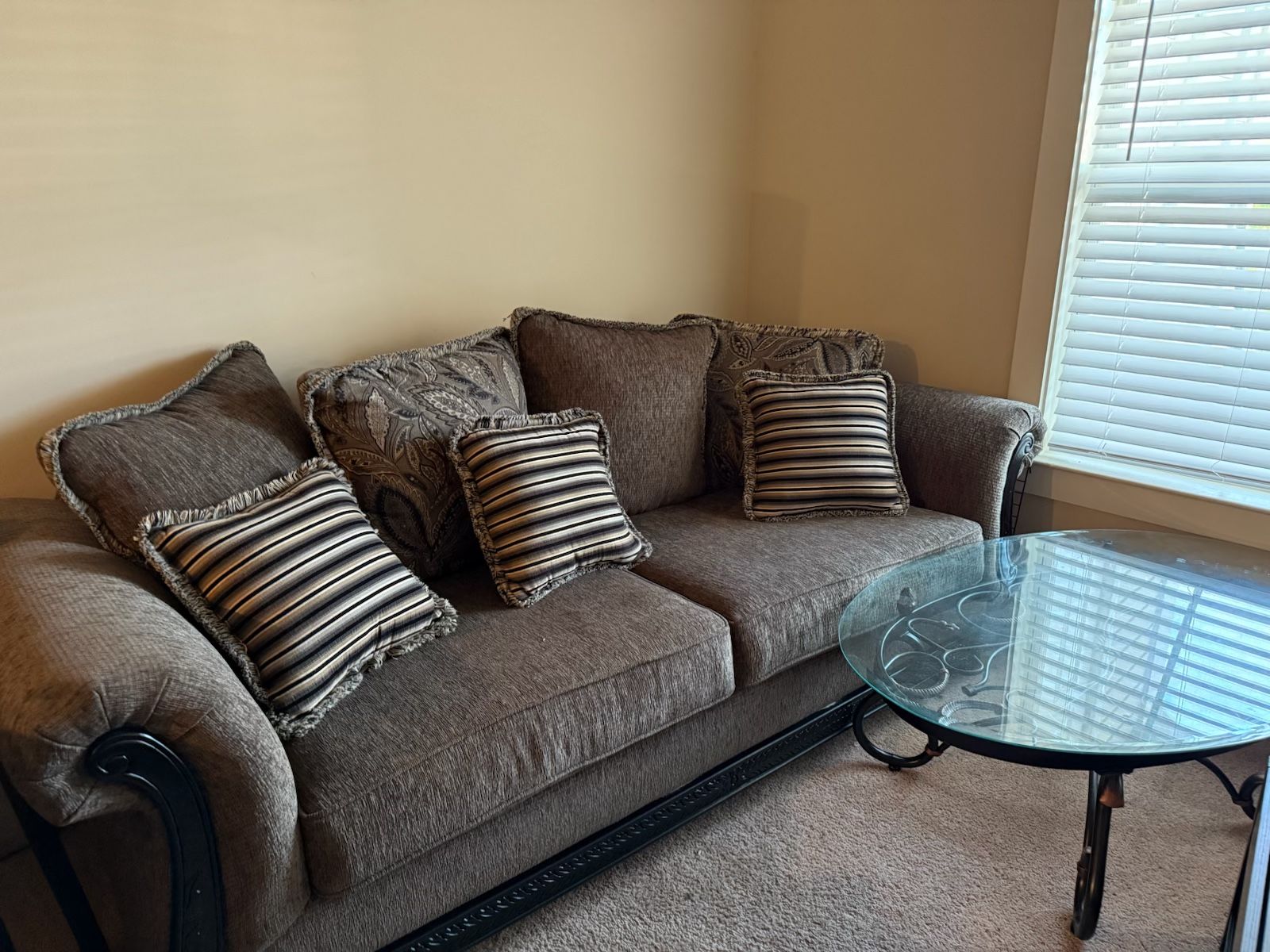 Sofa, Loveseat And Table