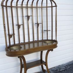Bird Cage Design Cherry Wood Planet Stand 2363 