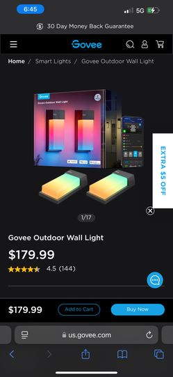 Govee Outdoor Wall Light Set