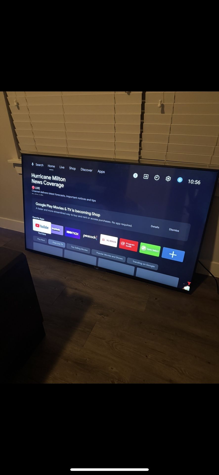 Sony 55” Flat Screen Tv 