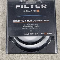 K&F Concept 58mm Graduated Yellow Camera Filter – GND Filter (New)
Description:
Brand new K&F Concept 58mm graduated (GND) yellow camera filter.
Featu