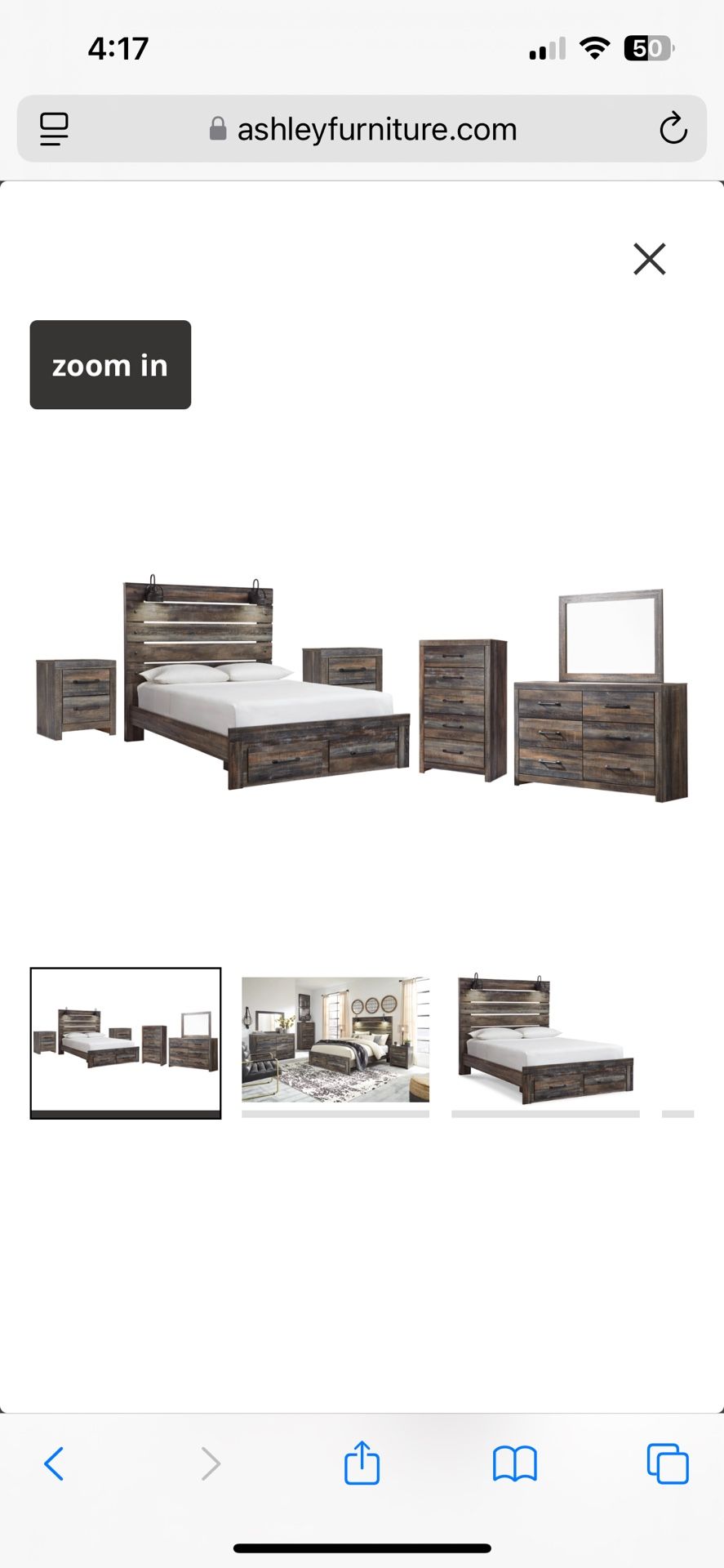 Bedroom Set Size Queen