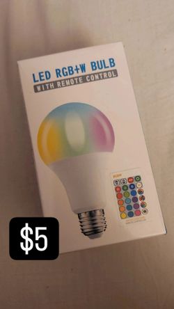 LED Lightbulb W/remote
