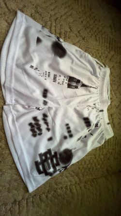 White ee eric emanuel shorts