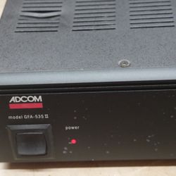 Adcom GFA-535 II 2 Channel Power Amplifier USED . TESTED. IN A GOOD WORKING ORDER.  