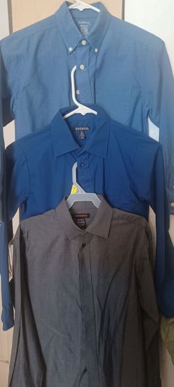 3 Boys Dress shirts 8-12 BUNDLE