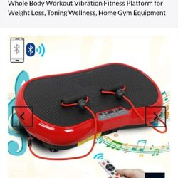 New ZENY Black Vibration Plate Exercise Machine Home Gym