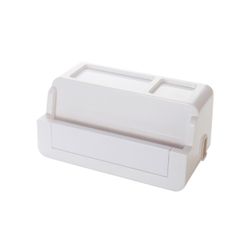 White Power Cable Box with Wire Socket