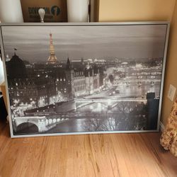 Paris Photo Canvas 55in By 39.5in
