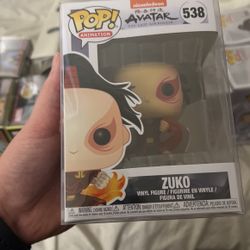 Zuko Avatar The Last Air Bender Funko Pop 538