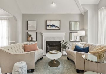 2 piece beige couches/sofas