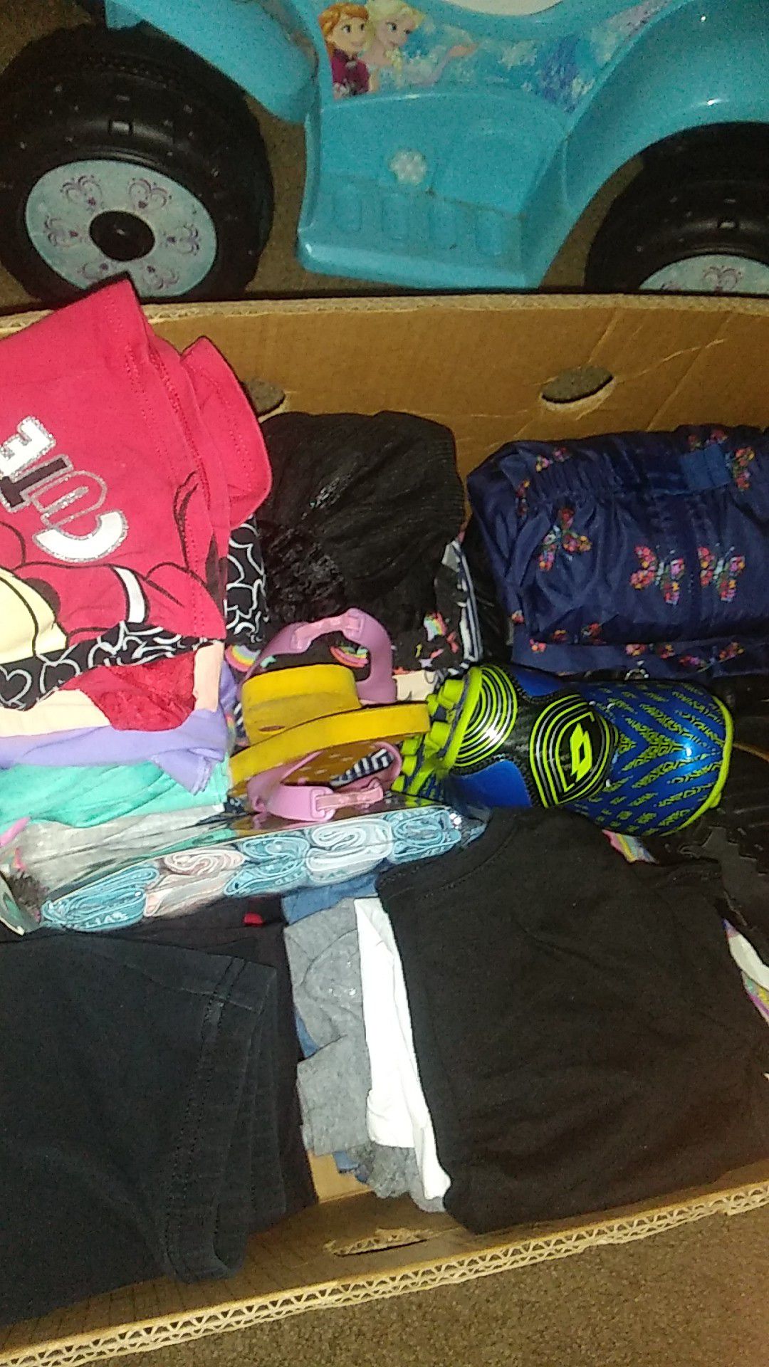 Free goodwill box of kids clothes and shoes