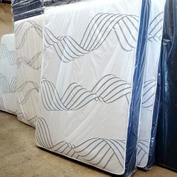 NEW QUEEN MATTRESS AND BOX SPRING -- Also Available In All Sizes.