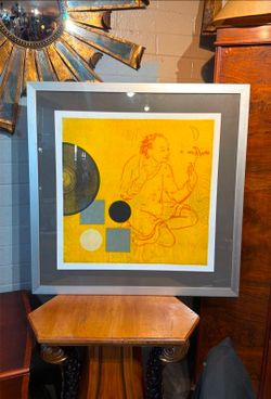 Signed by the artist Mixed media beautiful colors Art