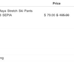 NWT Helly Hensen Juniors' Ski Pants