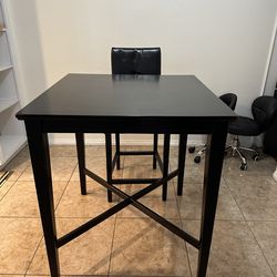 Dining counter top table and chair