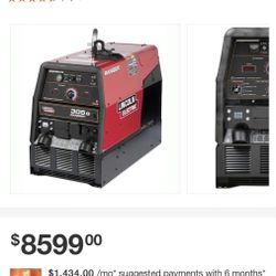 Lincoln Electric 300 Amp Ranger 305 G Gas Engine Driven Multi-Process DC Welder, 10.5 kW Peak Generator (Kohler)