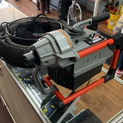 Ridged K-60SP Sectional Drain Cleaning Machine W/ Cable