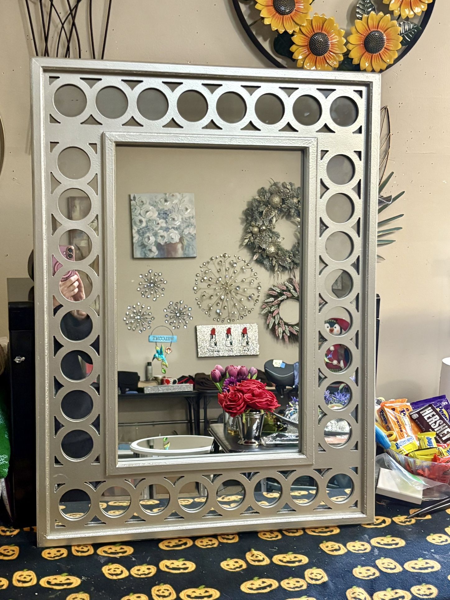 Beautiful Silver Mirror 31x23