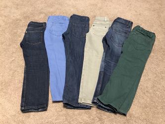 Lot of 6 Skinny Jeans. Boys 4-5 years.