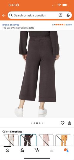 The drop Capri Wide Leg Pants
