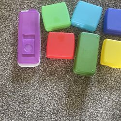 Tupperware Sandwich, Ice Cube And Sub Containers
