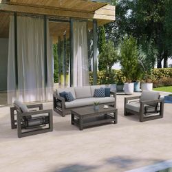 Austin II 4-Piece Outdoor Patio Seating Set