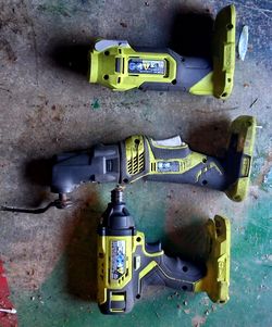 Ryobi ONE+ 18V Tool Lot – Impact Driver, Multi-Tool, Rotary Tool (Bare)
